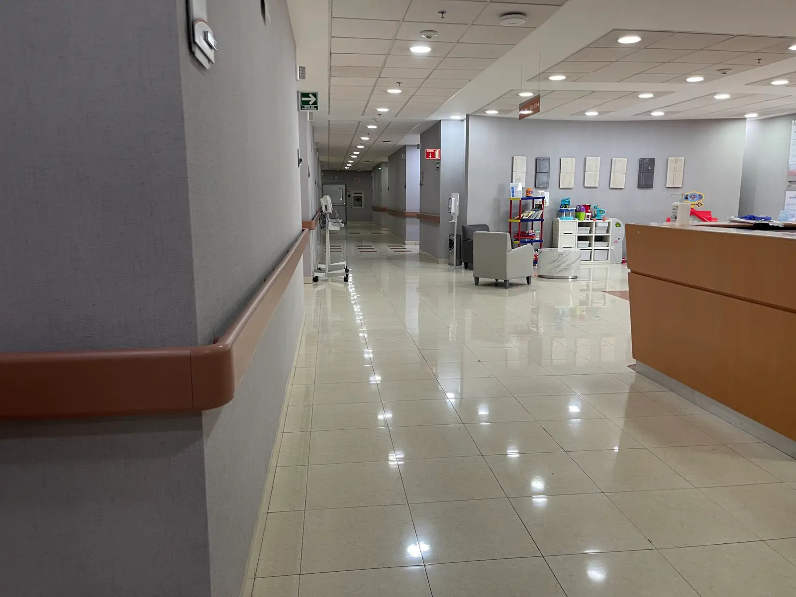 Área de hospitalización del Hospital Ángeles Lindavista