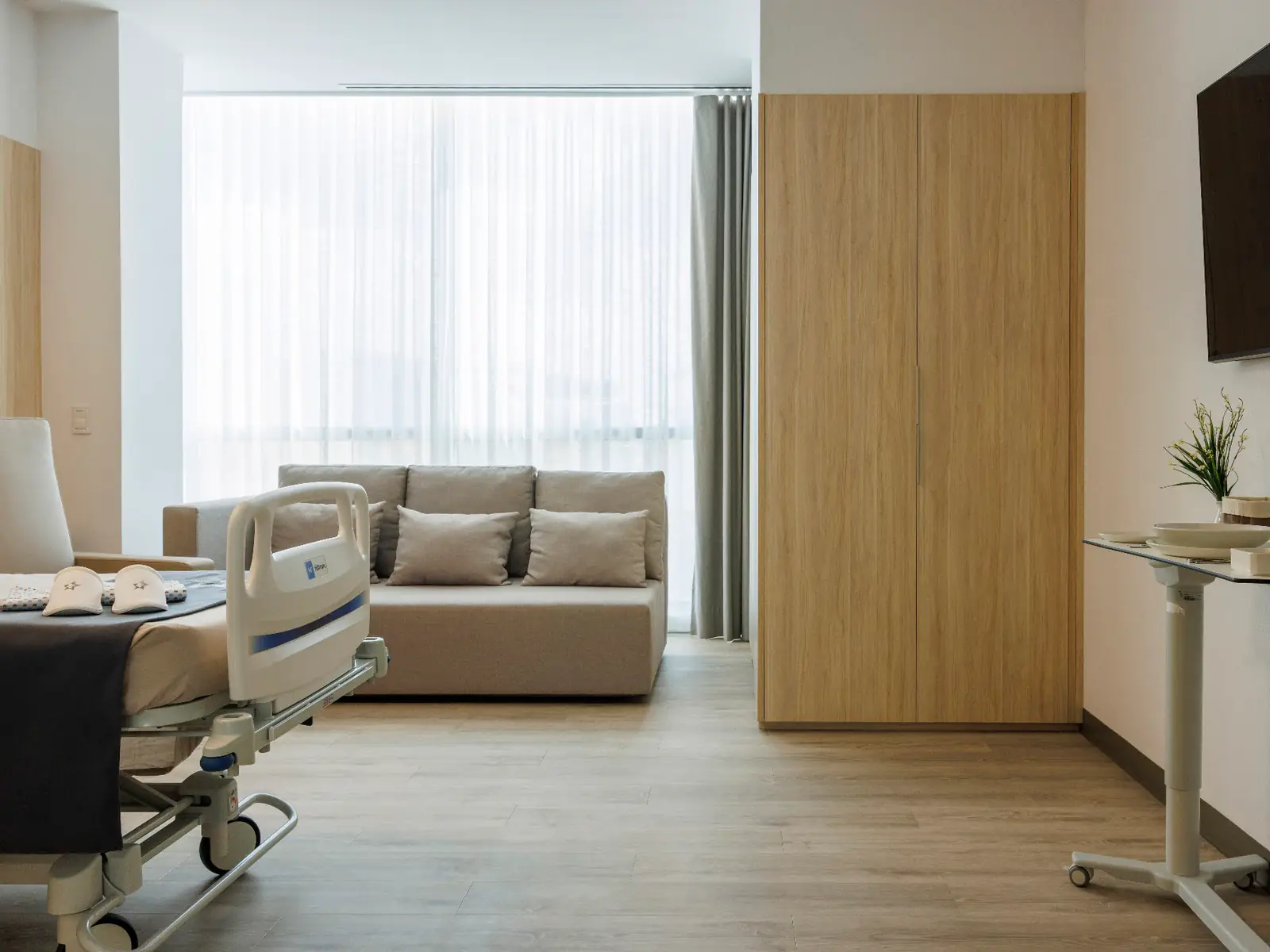 Habitación de hospitalización del Hospital Star Médica Santa Fe