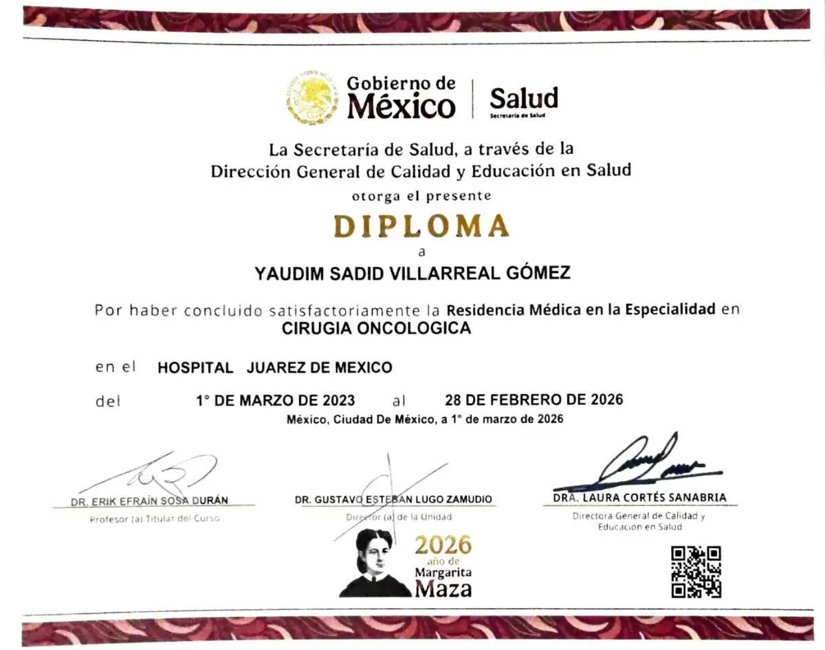Diploma Especialidad